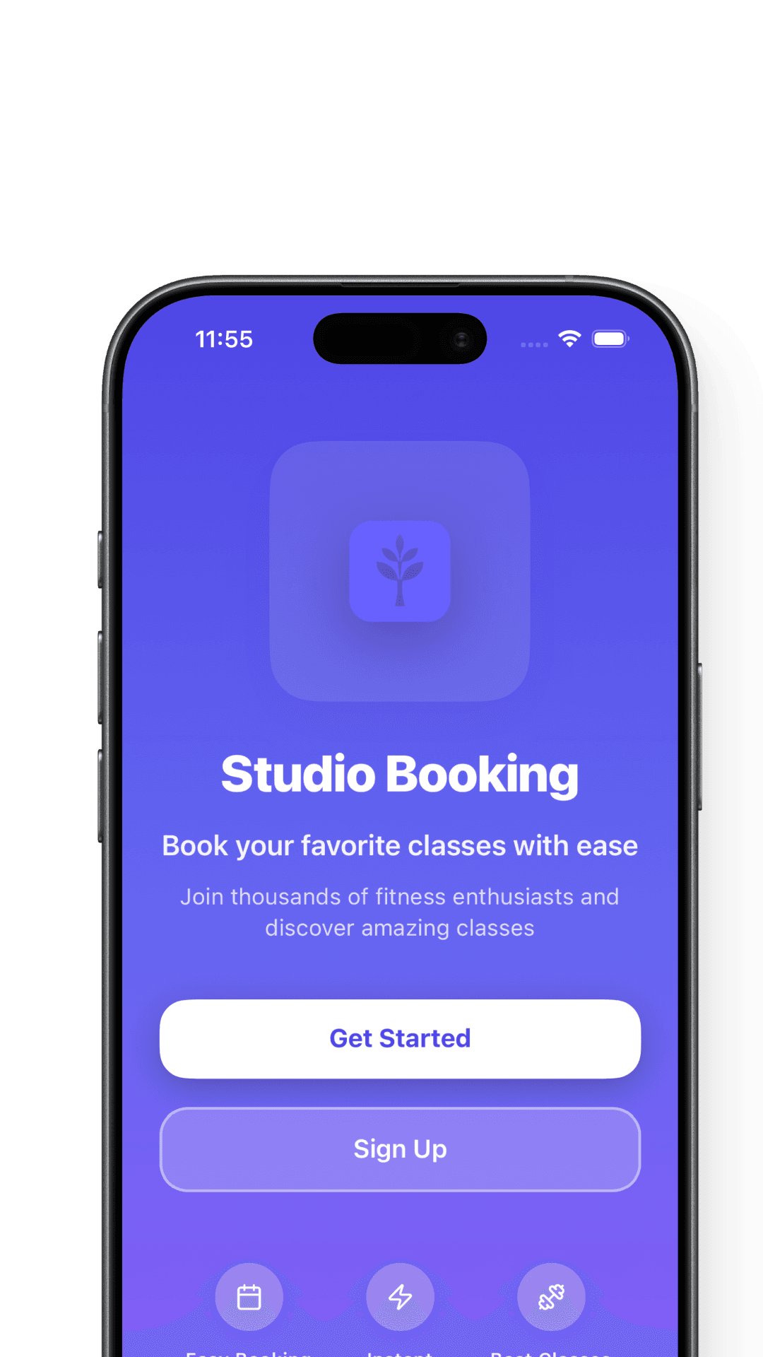 Studio Booking Mobile App